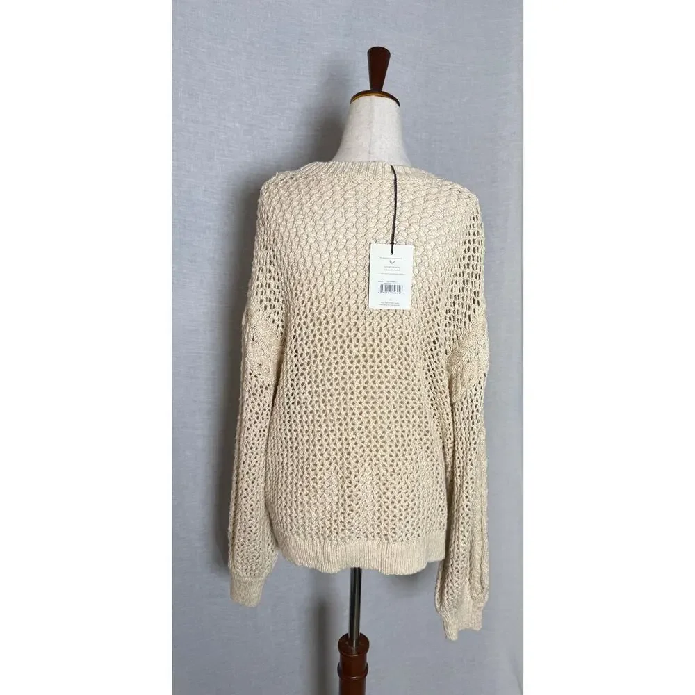 Spell & The Gypsy Kelani Cable Jumper / Sweater Size Medium  NWT